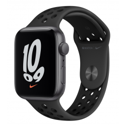 Apple Watch Series 3 2017 Cellular GPS 42mm Aluminium Gris sidéral Bracelet Sport Nike Noir - Parfait état