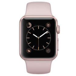 Apple Watch Series 3 2017 Cellular GPS 38mm Aluminium Or Bracelet Sport Rose - État correct