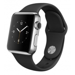 Apple Watch Series 2 Nike 2016 GPS 38mm A1757 Aluminium Argent Bracelet Sport Noir - Très bon état