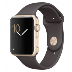 Apple Watch Series 1 2016 A1803 GPS 42mm Aluminium Or Bracelet Sport Noir - Très bon état