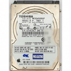 Disque dur 2.5inch Hard disk drive HDD TOSHIBA 500GB MK5065GSXF