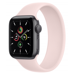 Apple Watch Series 3 2017 GPS 38mm Aluminium Gris sidéral Bracelet Sport Rose - Très bon état