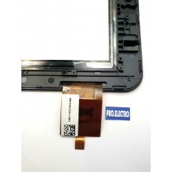 noir: ecran tactile touchscreen digitizer 721 4H70262-B0 HANNSTAR