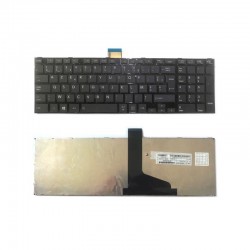 NOIR: Keyboard clavier AZERTY FR TOSHIBA C850 C855 C870 C875 L850 L855