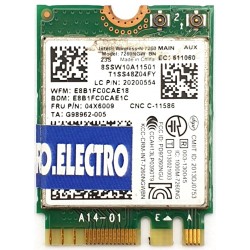 WIFI Carte wireless  LENOVO Yoga 2 13 7260NGW E8B1FC0CAE18 intel