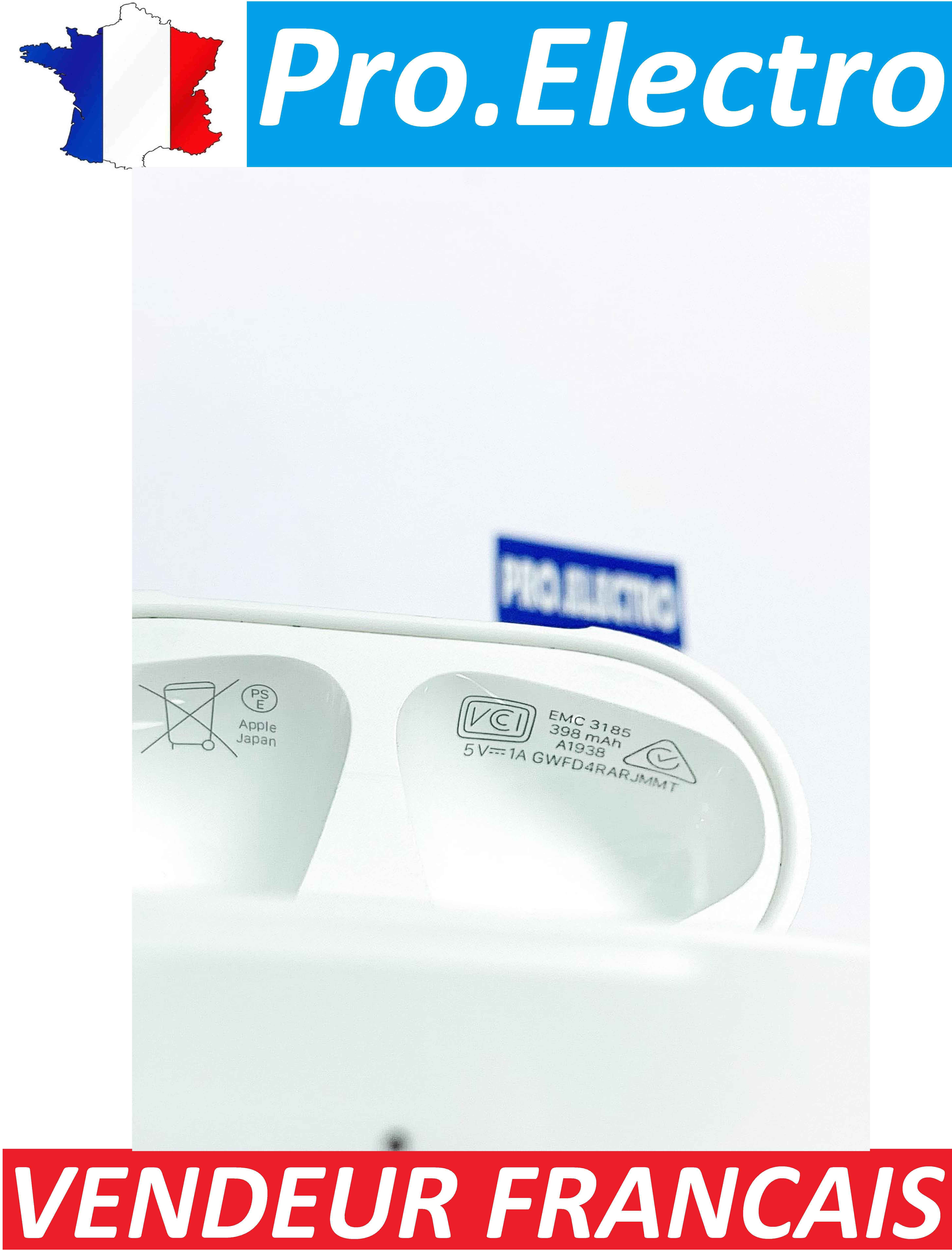 Original:Battery boitier APPLE Airpods 2ème A1938 EMC 3185 sans fils induction - Photo 2 sur 4