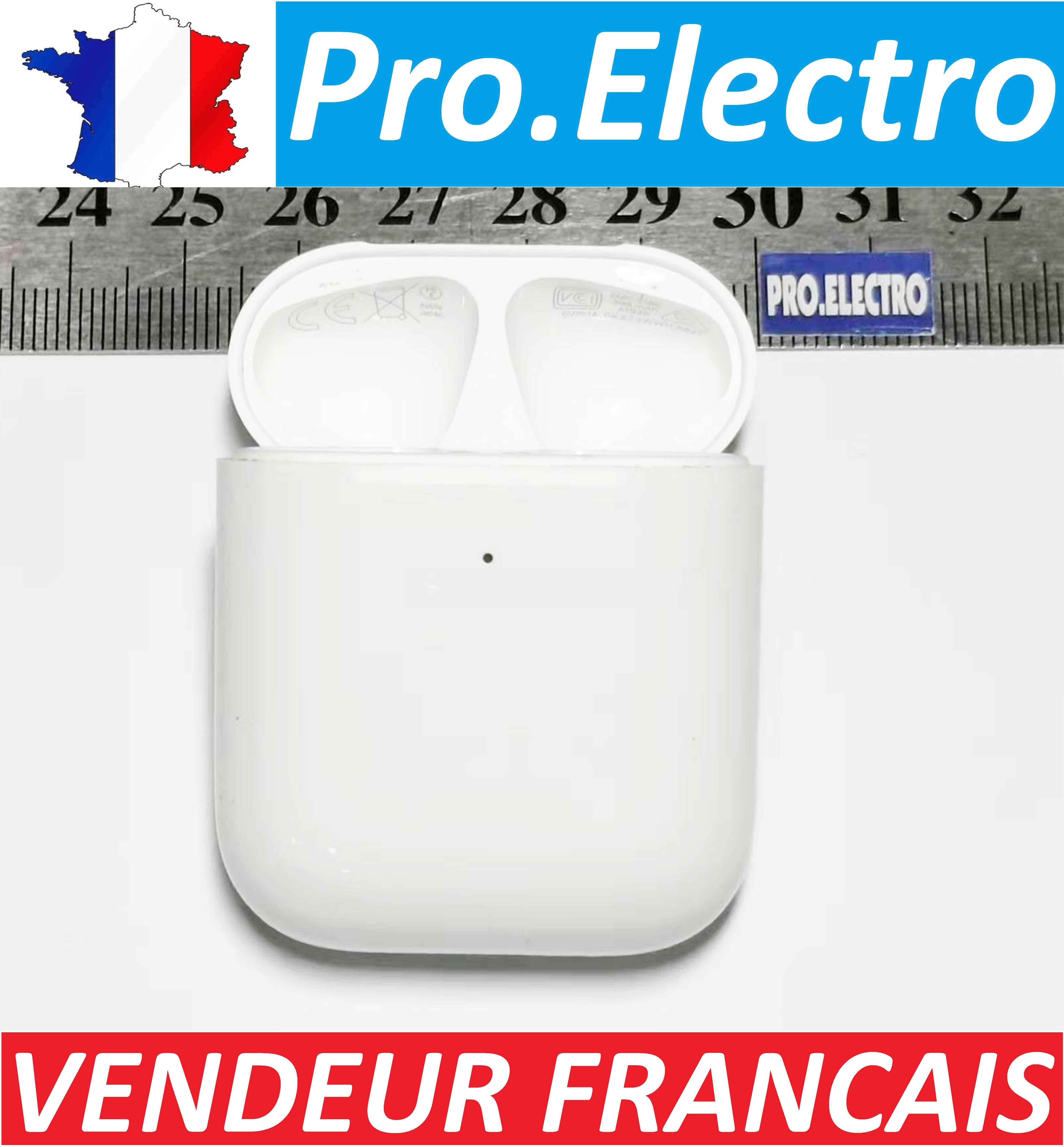 Original:Battery boitier APPLE Airpods 2ème A1938 EMC 3185 sans fils induction - Zdjęcie 1 z 4