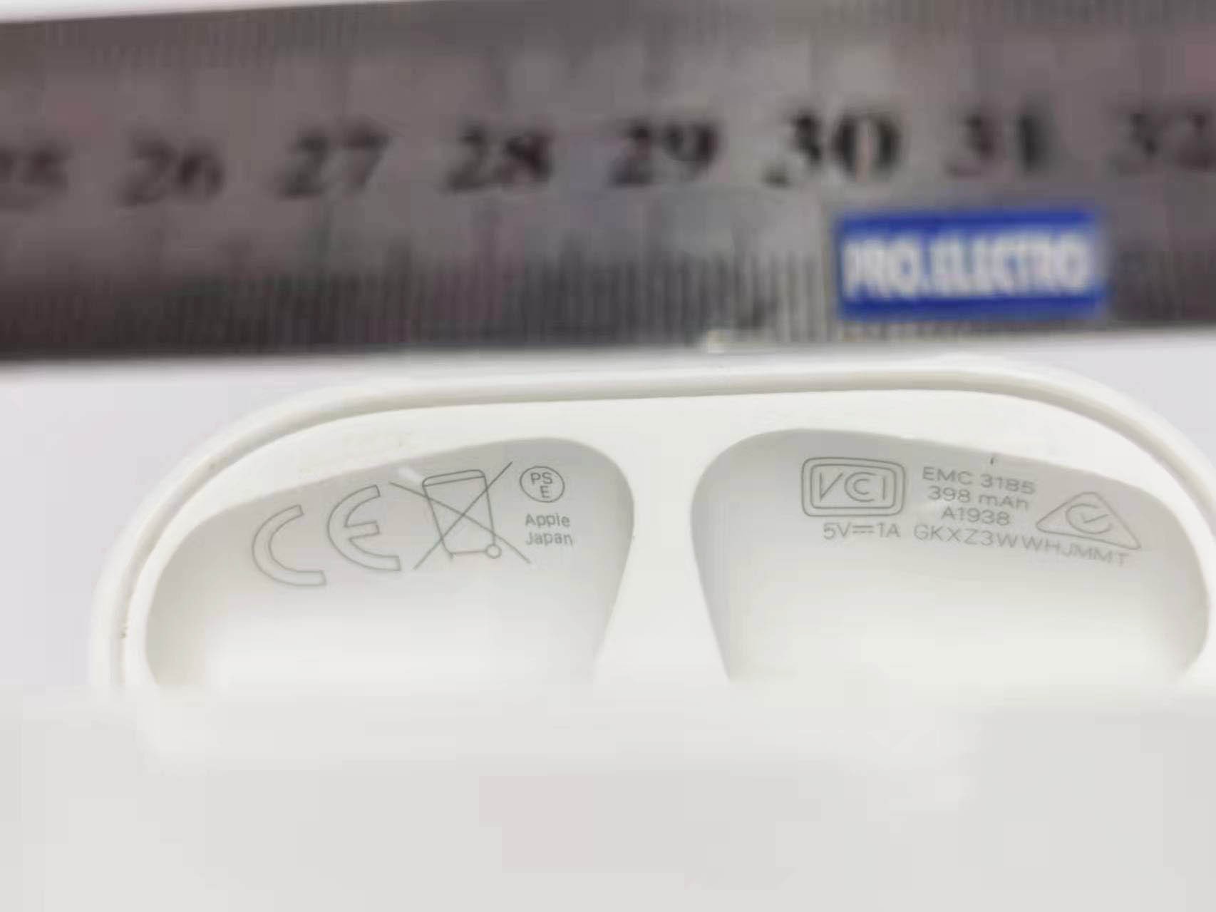 Original:Battery boitier APPLE Airpods 2ème A1938 EMC 3185 - Parfait état - 第 8/10 張圖片