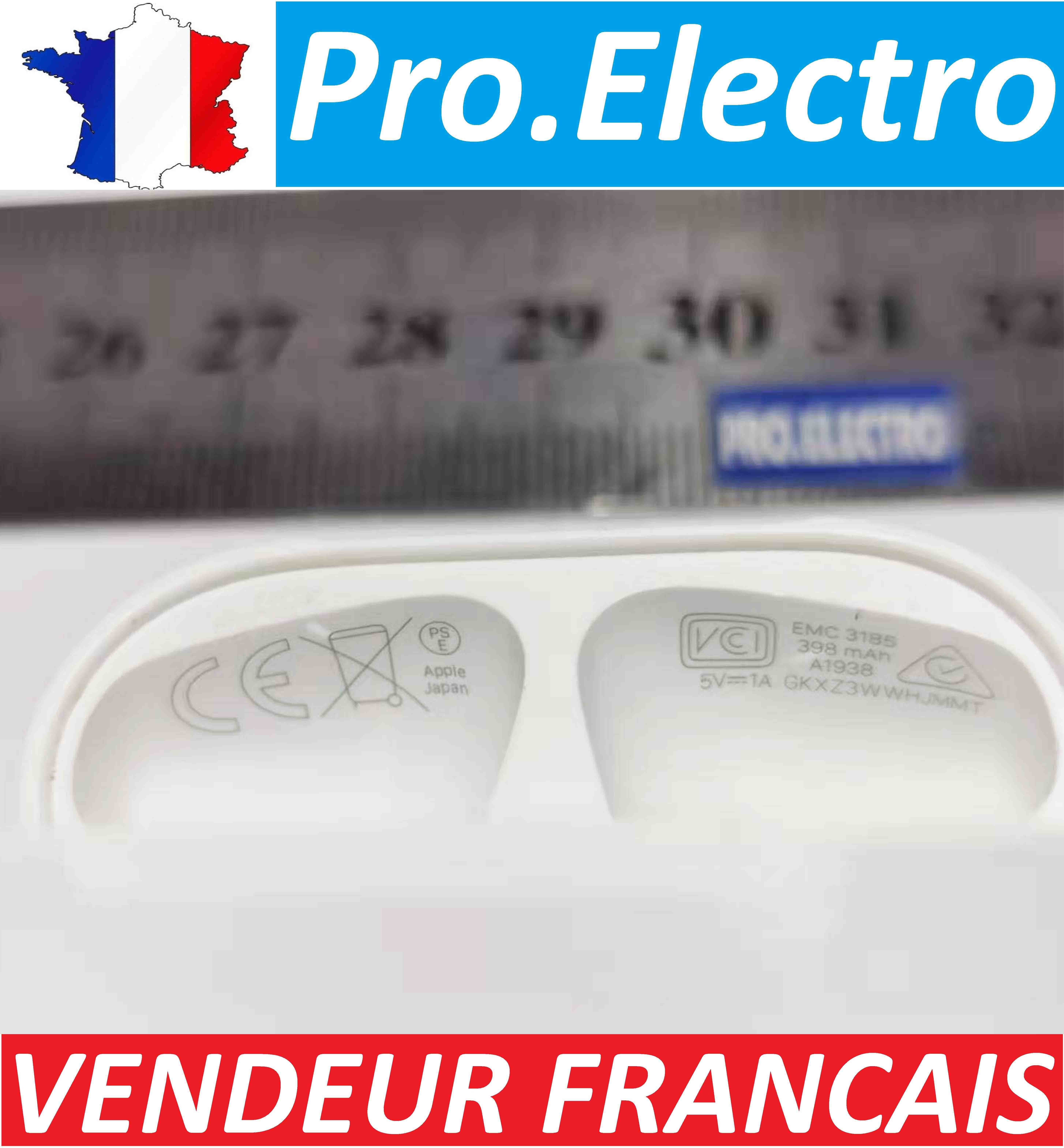 Original:Battery boitier APPLE Airpods 2ème A1938 EMC 3185 - Parfait état - 第 3/10 張圖片