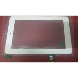 Blanc: Vitre ecran tactile 7" tablette Boulanger Essentiel Smart'Tab7001