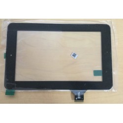 Noir: ecran tactile touch screen digitizer 7inch tablette Boulanger Essentiel Smart'Tab7001 black