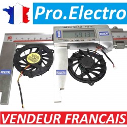 Ventilateur CPU fan Acer Aspire 7738 7338G F81D 12.5mm épaisseur 3pins version (voir photo)