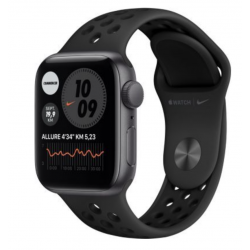 Apple Watch Series 5 NIKE 2019 GPS 44mm Aluminium Gris Sidéral Bracelet sport Antracite - Parfait état