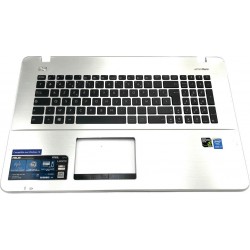 SILVER Keyboard clavier portable laptop ASUS X751M