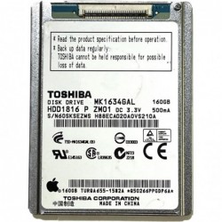Disque dur 2.5" Hard disk drive HDD TOSHIBA MK1634GAL HDD 160GB SATA 4200RPM