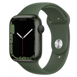 Apple Watch Series 7 GPS 45mm Aluminium Vert Bracelet sport Vert - Très bon état