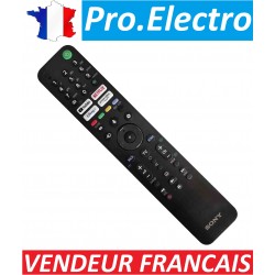 Original: Télécommande Remote control TV smartTV 2019 2020 2021 SONY RMF-TX520e netflix voice vocal
