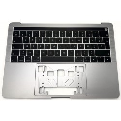 Original: Keyboard clavier touchbar APPLE Macbook Pro 13 A2159 AZERTY FR Silver Gris Sidéral