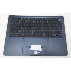 Original: Keyboard topcase clavier APPLE Macbook Air M2 2022 A2681 AZERTY FR Silver Gris Sidéral