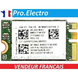 WIRELESS  carte wifi HP PAVILLON 17-G 17-G155NF BCM943142YHN