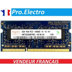 Mémoire vive RAM memory LENOVO THINKPAD T410 2GB HMT325S6BFR8C-H9