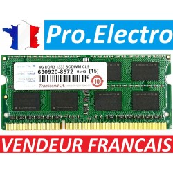Barette memoire memory Laptop LENOVO X201DDR3 1333 4Gb 630920-8572