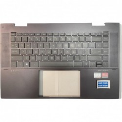 ORIGINAL: Keyboard topcase clavier HP Envy 15-EU M45489-031 M30782-031