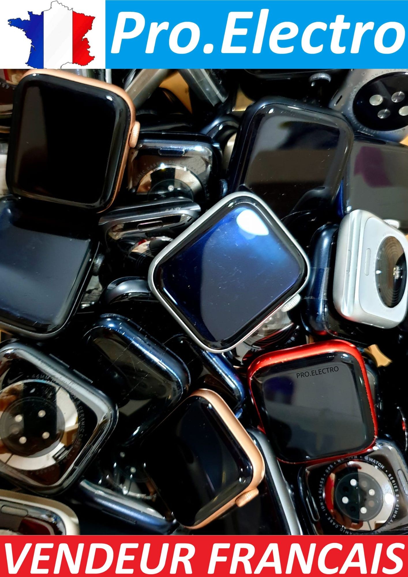 Apple Watch Series 7 GPS 45mm Aluminium Minuit Bracelet sport Noir - Très bon ét - Photo 4 sur 5