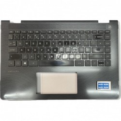 ORIGINAL: Keyboard topcase clavier HP Pavilion X360 14-BA104NA 924117-031 HPM16L9