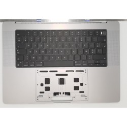 Gris sidéral: Keyboard topcase clavier AZERTY assemblé Macbook Pro 14inch A2442