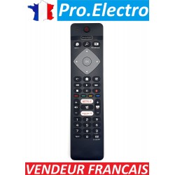 original Tele-commande Remote compatible SmartTV PHILIPS Ambilight Netflix prime 