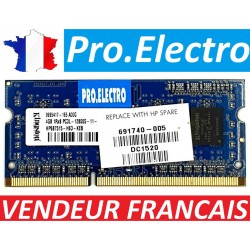 Barette memoire memory HP 15-P261NB 15-P 2GB 1Rx8 PC3-10600S-9-10-B1