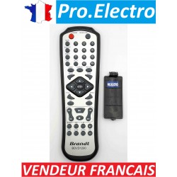 Tele-commande Remote pour TV BRANDT BDVD1290 JX-3033C(1)