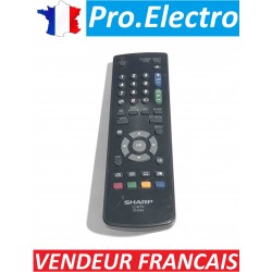 Tele-commande Remote pour TV SHARP LCDTV 010240 ETR0088-52