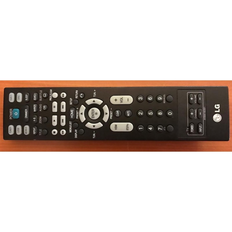 Télécommande remote control pour home cinéma LG	AKB30182301