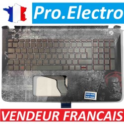 ORIGINAL:Keyboard topcase clavier HP Star Wars Edition 15-on 836099-061 EAX1500307A BACKLIT