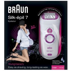 Epilateur, rasoir pour femme Braun silk-epil silk epil 7151 wet & Dry