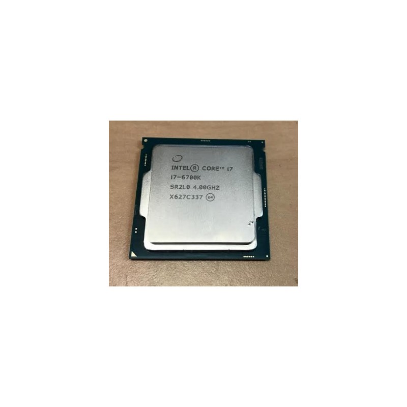 CPU Processor Intel Core i7-6700k skylake constructeur achete 12/2016	X627C337