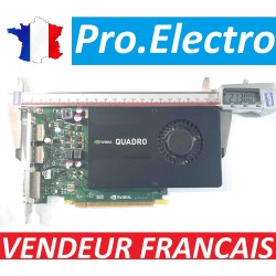 Carte Graphique NVIDIA Quadro K2000 HP 700103-001 713380-001 PCIe 2Go