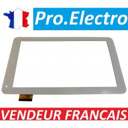 blanc:ecran tactile touchscreen digitizer Archos AC90CV
