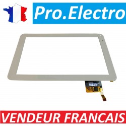 blanc:ecran tactile touchscreen digitizer DGM T909 T-909 T909s T-909s