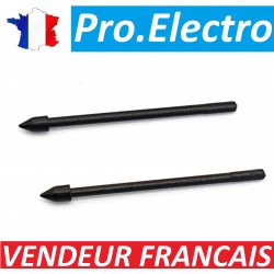 NOIR:Original 2 Mines Pointes stylet S-PEN Samsung Galaxy Tab S7 FE SM-T736B