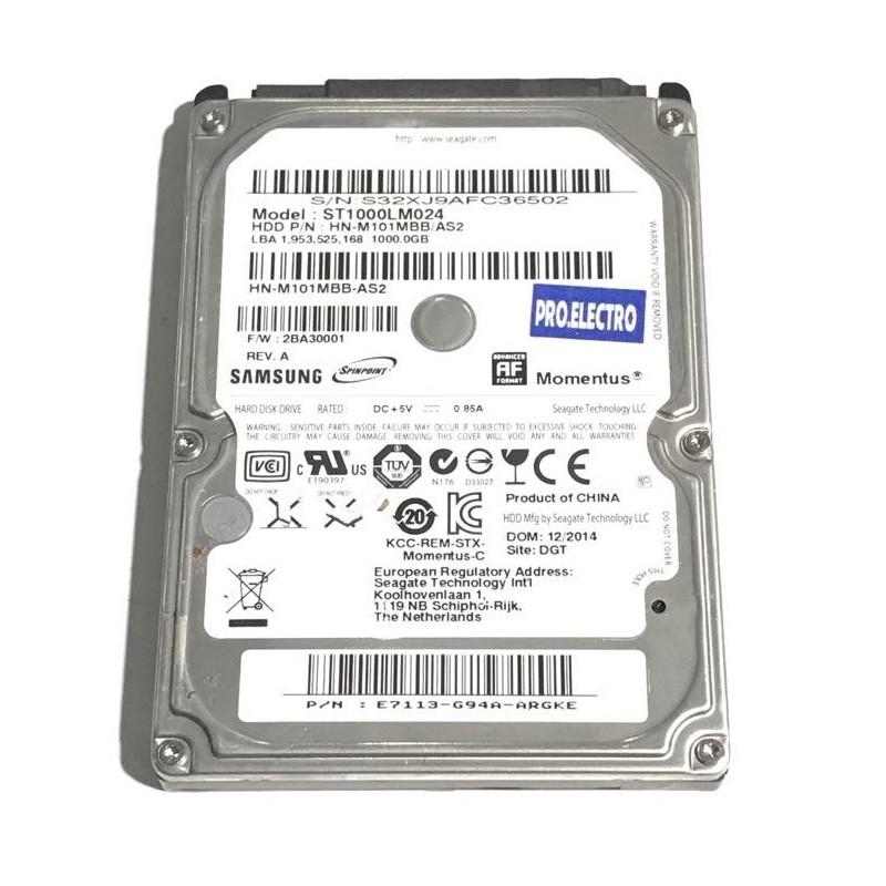 Disque dur 2.5" Hard Disk Drive HDD SLIM Toshiba 500GB 5400 rpm MQ01ABF050