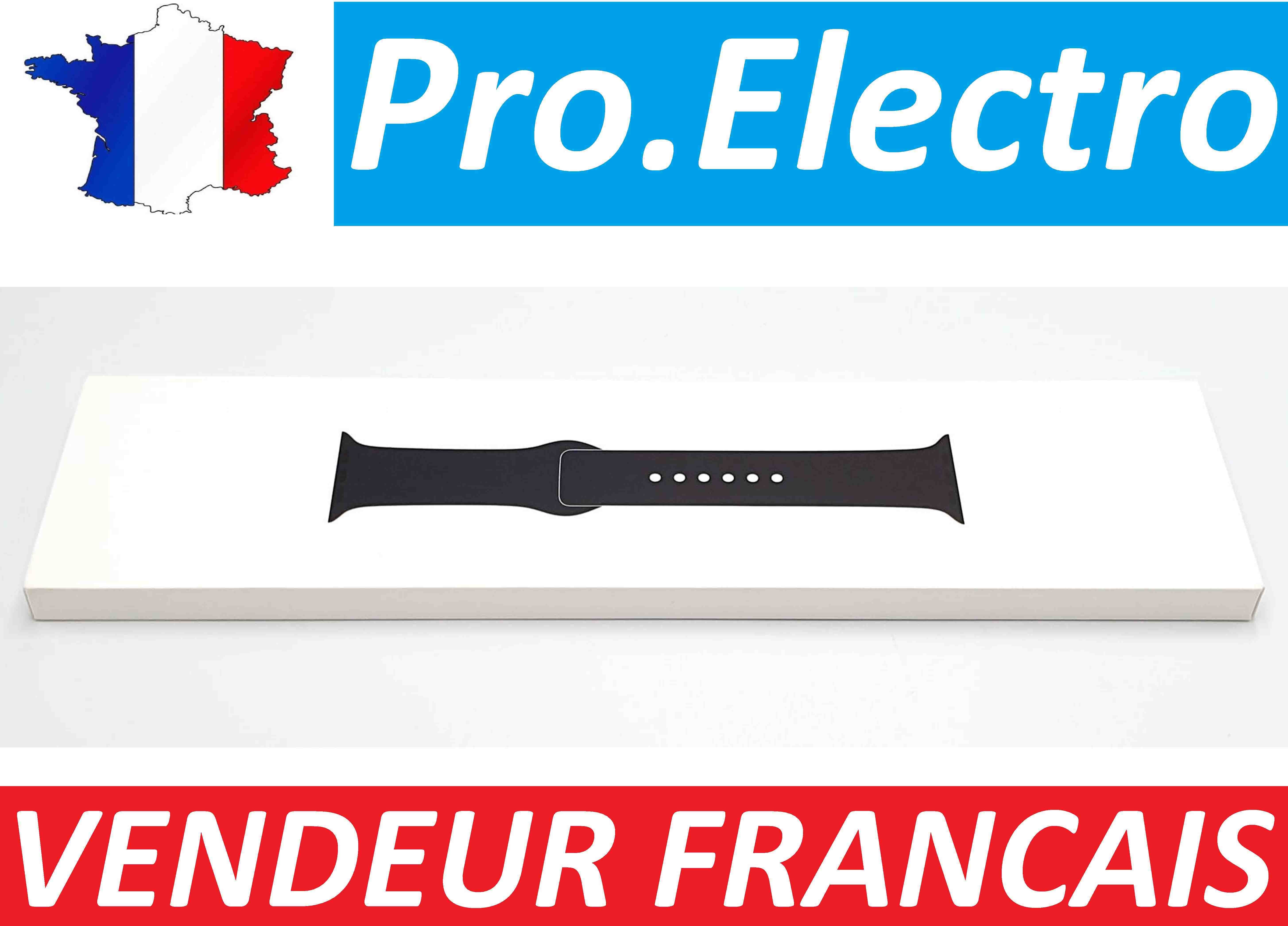 Sport Band BRACELET sport Apple watch 40mm original Noir complet - Parfait état - Photo 2 sur 5