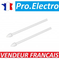 BLANC:Original 2 Mines Pointes stylet S-PEN Samsung Samsung Galaxy Book 12pouch SM-W720 W725 W727