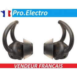 Noir:EMBOUTS silicone ecouteur sans fils bose Soundsport Free 423729 L (large)