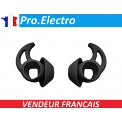 Noir:EMBOUTS silicone écouteur Bose QuietComfort Earbuds 429708 S-M (small/medium)