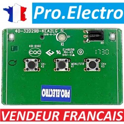 Button power TV THOMSON 40FS3000 40-32D29B-KEA2LG