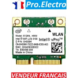 WIFI Card wireless DELL Precision M4400 PP30L 512AN_HMW 0H006K