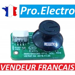 Button power TV JVC LT-49HW97U 5844-D43G60-1P10